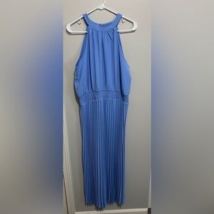 NWT dressy light blue mid length dress